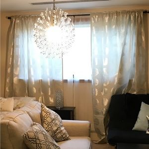 Ikea Ninni Rund curtains.